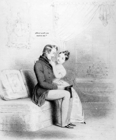 Leap Year! Queen Victoria Proposing to Albert by English School